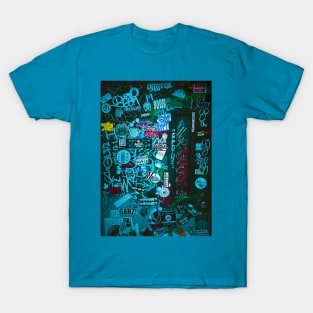 Stickers Graffiti Tags Street Art NYC T-Shirt